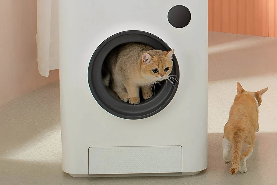 self cleaning litter box for large cats