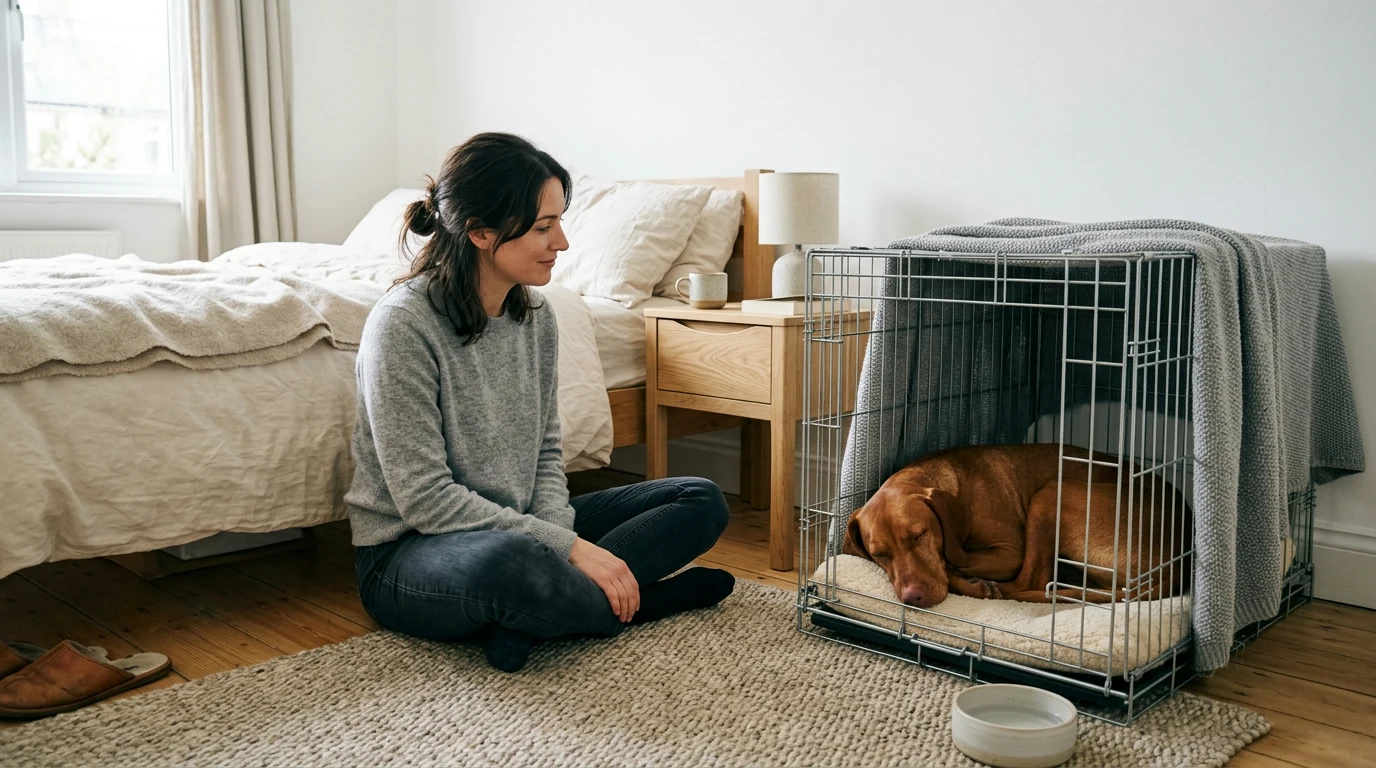 Does a Blanket Over a Dog Crate Help? Safety Tips